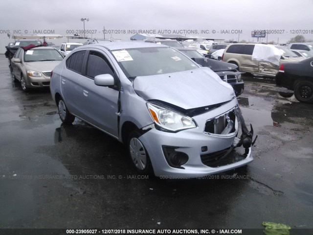 ML32F3FJ4HHF07205 - 2017 MITSUBISHI MIRAGE G4 ES Көк фото 1