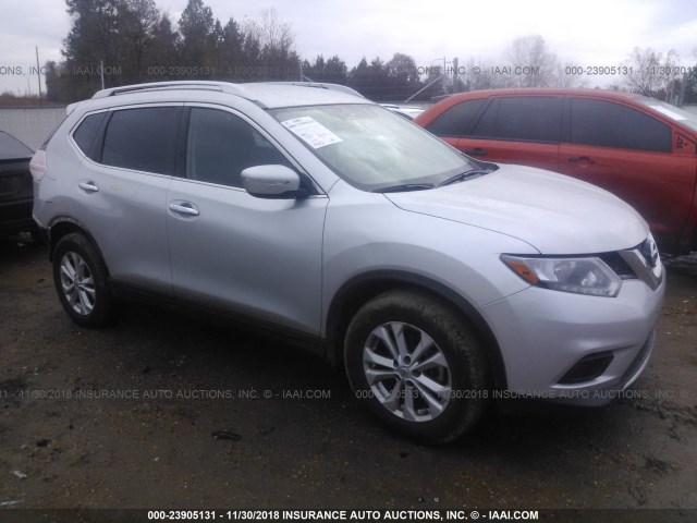 KNMAT2MT2FP532720 - 2015 NISSAN ROGUE S/SL/SV SILVER photo 1