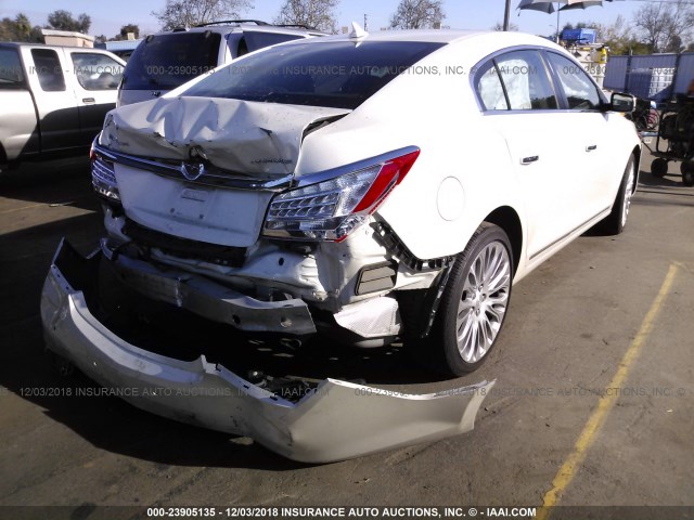 1G4GF5G33EF190841 - 2014 BUICK LACROSSE TOURING WHITE photo 4