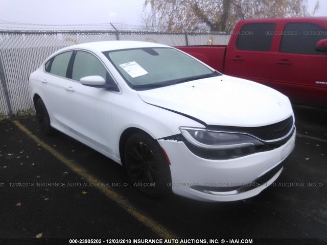 1C3CCCAB4GN153410 - 2016 CHRYSLER 200 LIMITED WHITE photo 1