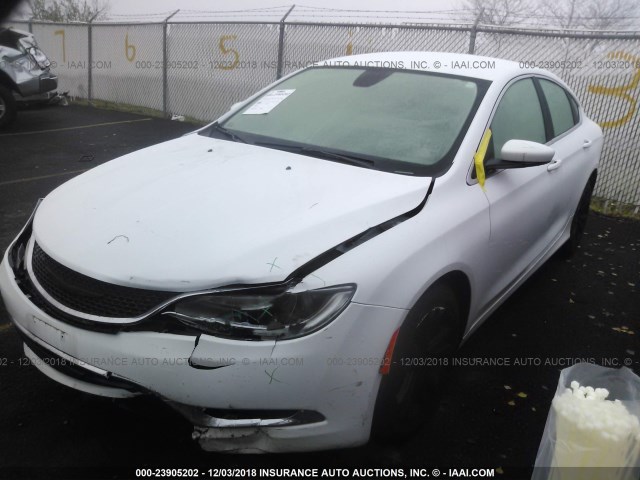 1C3CCCAB4GN153410 - 2016 CHRYSLER 200 LIMITED WHITE photo 2