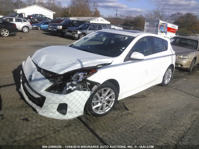 JM1BL1L54C1512081 - 2012 MAZDA 3 S WHITE photo 2