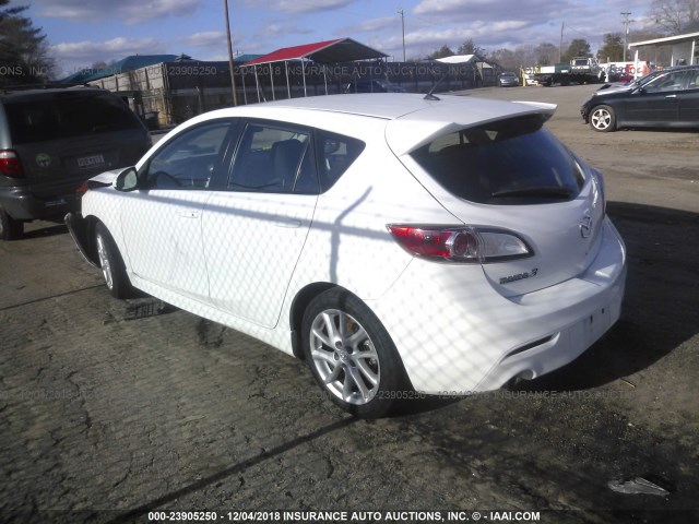 JM1BL1L54C1512081 - 2012 MAZDA 3 S WHITE photo 3