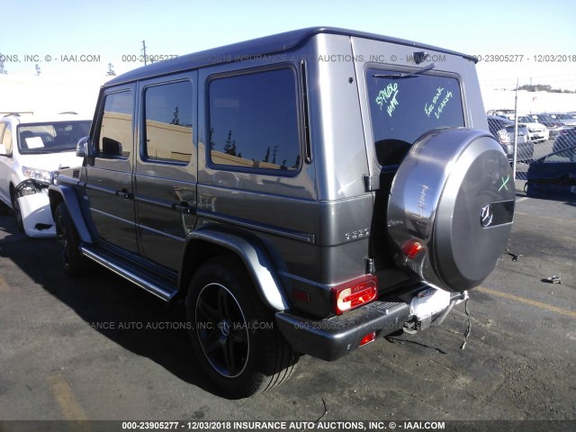 WDCYC3KFXGX245039 - 2016 MERCEDES-BENZ G 550 GRAY photo 3