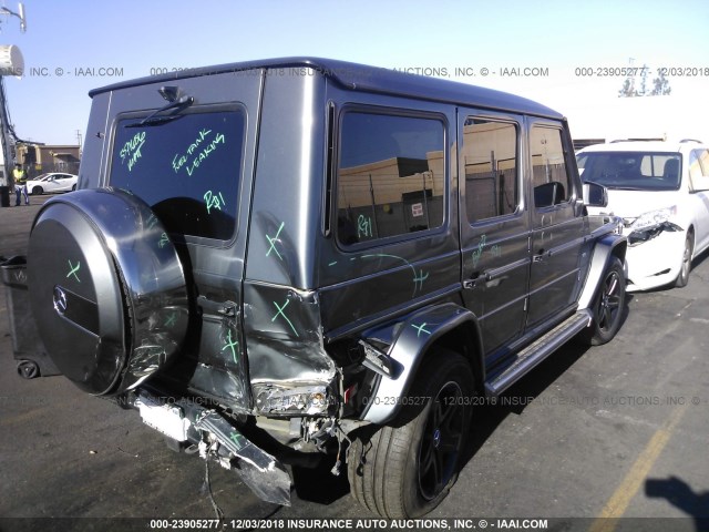 WDCYC3KFXGX245039 - 2016 MERCEDES-BENZ G 550 GRAY photo 4