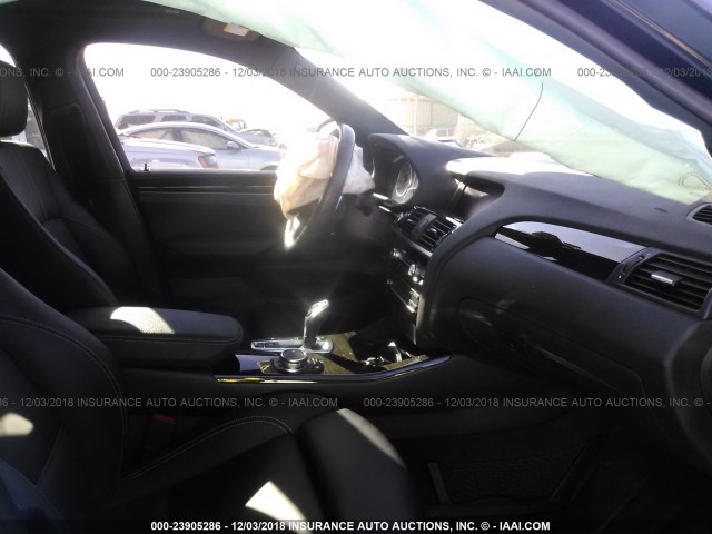 5UXXW3C55F0M87614 - 2015 BMW X4 XDRIVE28I BLUE photo 5