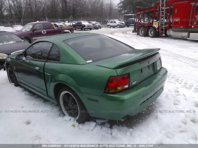 1FAFP47V4XF183883 - 1999 FORD MUSTANG COBRA SVT GREEN photo 3