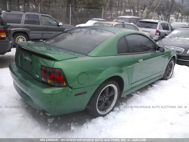 1FAFP47V4XF183883 - 1999 FORD MUSTANG COBRA SVT GREEN photo 4