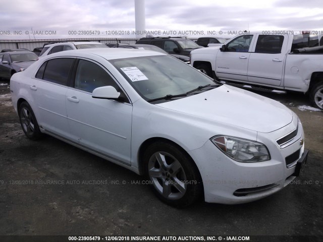 1G1ZC5EB6AF325927 - 2010 CHEVROLET MALIBU 1LT WHITE photo 1
