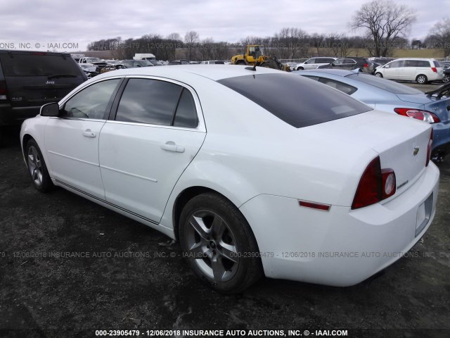 1G1ZC5EB6AF325927 - 2010 CHEVROLET MALIBU 1LT WHITE photo 3