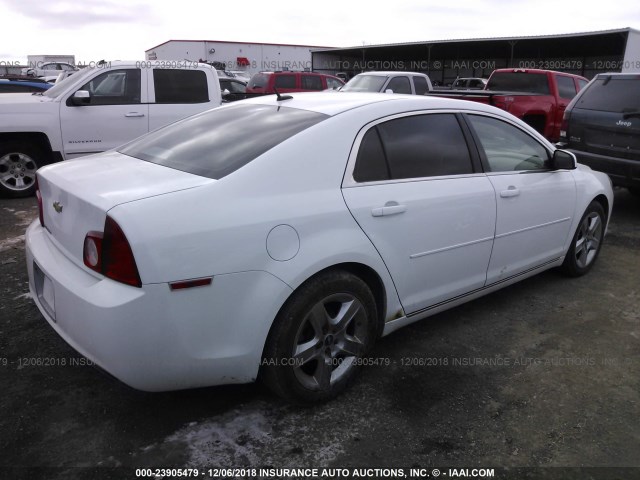 1G1ZC5EB6AF325927 - 2010 CHEVROLET MALIBU 1LT WHITE photo 4