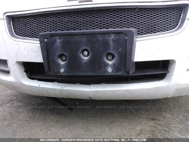 1G1ZC5EB6AF325927 - 2010 CHEVROLET MALIBU 1LT WHITE photo 6