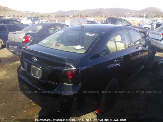 JF1GJAA60CG029505 - 2012 SUBARU IMPREZA BLACK photo 4