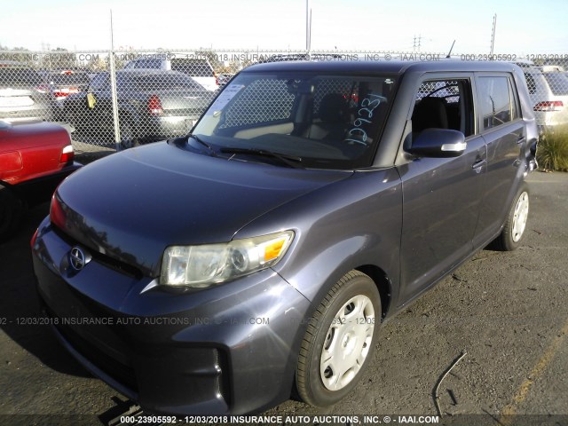 JTLZE4FEXCJ021654 - 2012 TOYOTA SCION XB MAROON photo 2