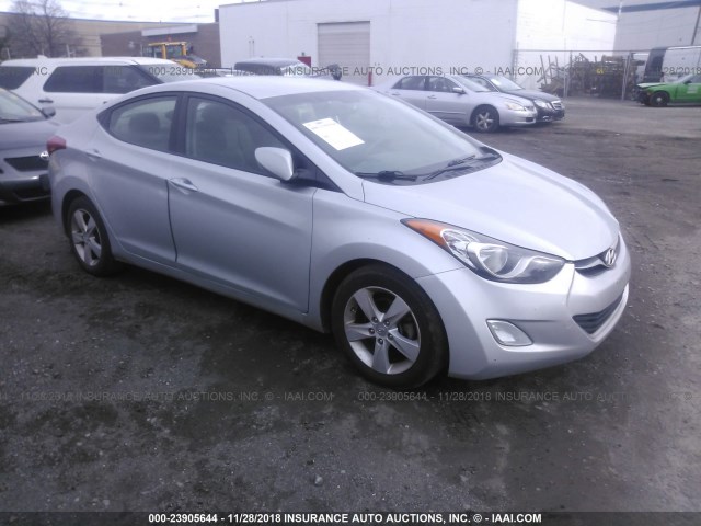 5NPDH4AE2DH275566 - 2013 HYUNDAI ELANTRA GLS/LIMITED SILVER photo 1