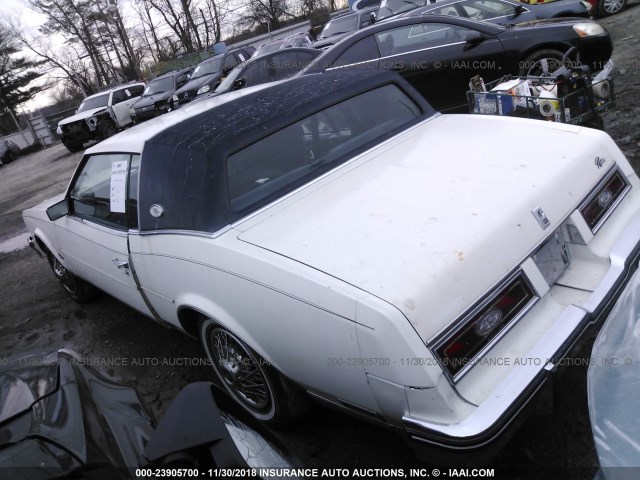 1G4AZ57Y8DE432374 - 1983 BUICK RIVIERA WHITE photo 3