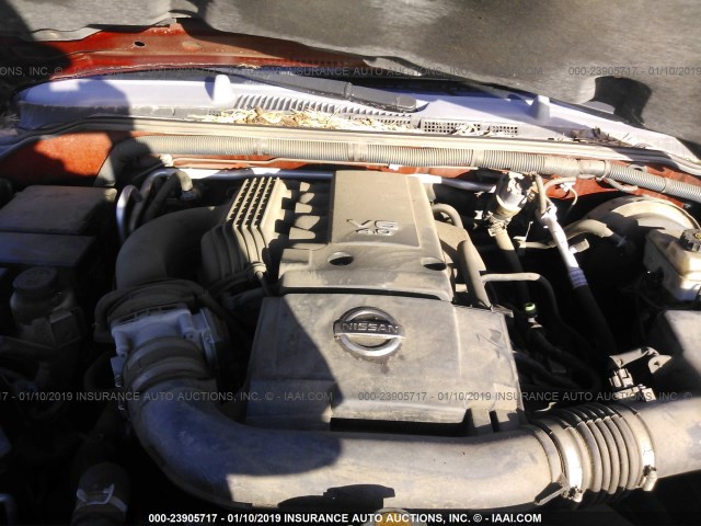 5N1AR18U15C738527 - 2005 NISSAN PATHFINDER LE/SE/XE Bordo foto 10