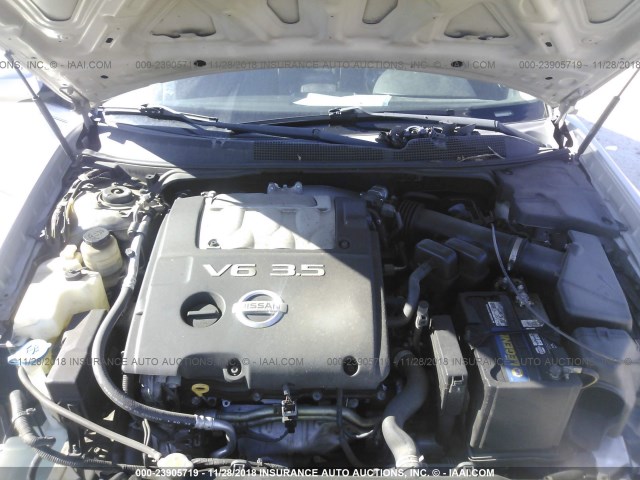 1N4BA41E37C828078 - 2007 NISSAN MAXIMA SE/SL SILVER photo 10