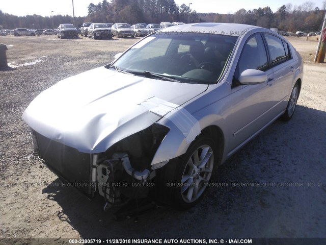 1N4BA41E37C828078 - 2007 NISSAN MAXIMA SE/SL SILVER photo 2