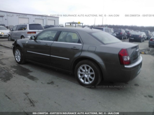 2C3KA33G98H308005 - 2008 CHRYSLER 300 LIMITED GRAY photo 3