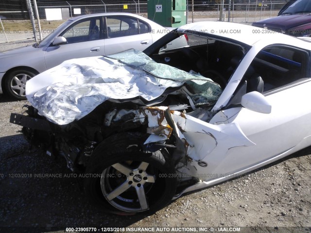 JN1AZ34D93T114397 - 2003 NISSAN 350Z COUPE WHITE photo 6