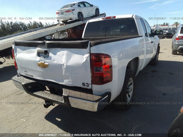 1GCRCPEA0DZ194426 - 2013 CHEVROLET SILVERADO C1500 WHITE photo 4