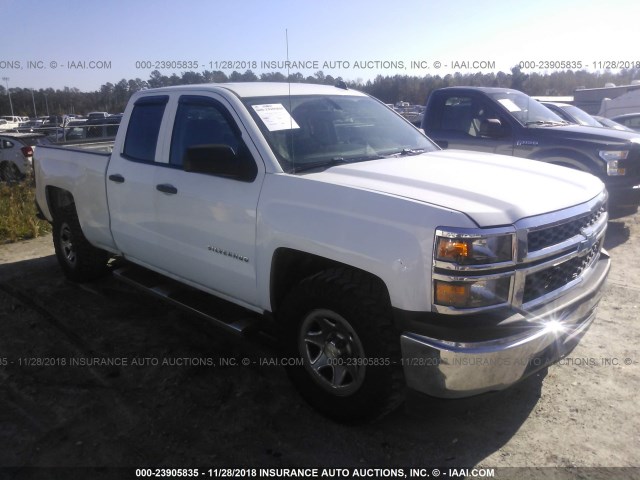 1GCRCPEC5EZ341911 - 2014 CHEVROLET SILVERADO C1500 WHITE photo 1