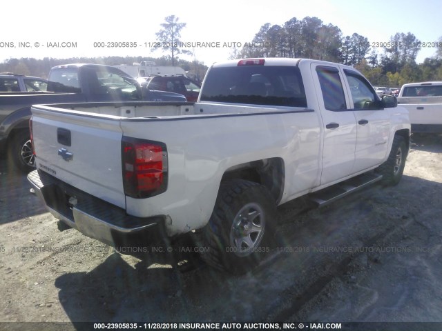 1GCRCPEC5EZ341911 - 2014 CHEVROLET SILVERADO C1500 WHITE photo 4