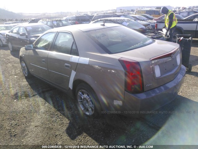 1G6DP577770163206 - 2007 CADILLAC CTS HI FEATURE V6 GOLD photo 3