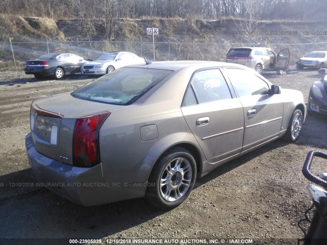 1G6DP577770163206 - 2007 CADILLAC CTS HI FEATURE V6 GOLD photo 4