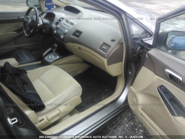 JHMFA36266S020427 - 2006 HONDA CIVIC HYBRID TAN photo 5