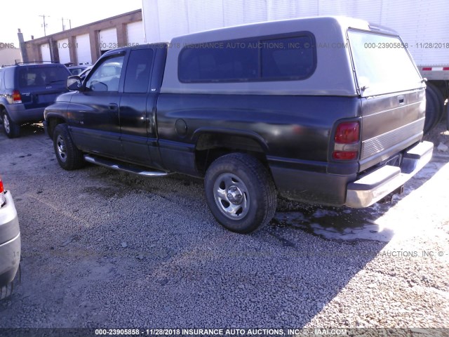 3B7HC13Y0XG216597 - 1999 DODGE RAM 1500 BLACK photo 3