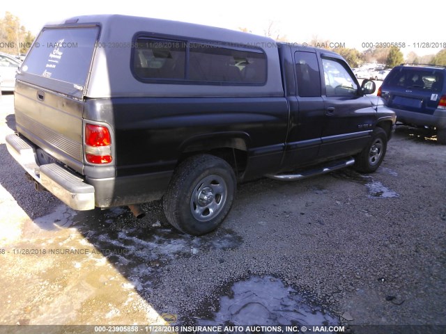 3B7HC13Y0XG216597 - 1999 DODGE RAM 1500 BLACK photo 4