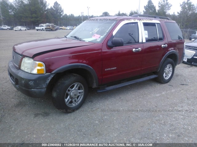 1FMZU62E92ZA70551 - 2002 FORD EXPLORER XLS RED photo 2