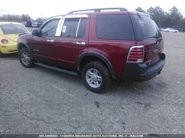 1FMZU62E92ZA70551 - 2002 FORD EXPLORER XLS RED photo 3