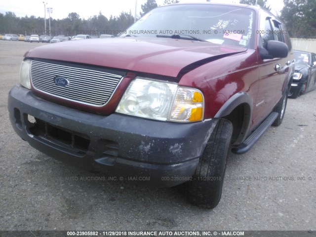 1FMZU62E92ZA70551 - 2002 FORD EXPLORER XLS RED photo 6