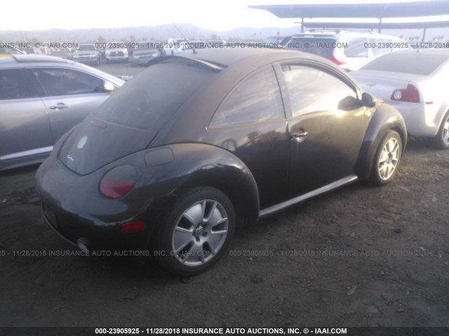 3VWFE21C13M421384 - 2003 VOLKSWAGEN NEW BEETLE TURBO S BLACK photo 4