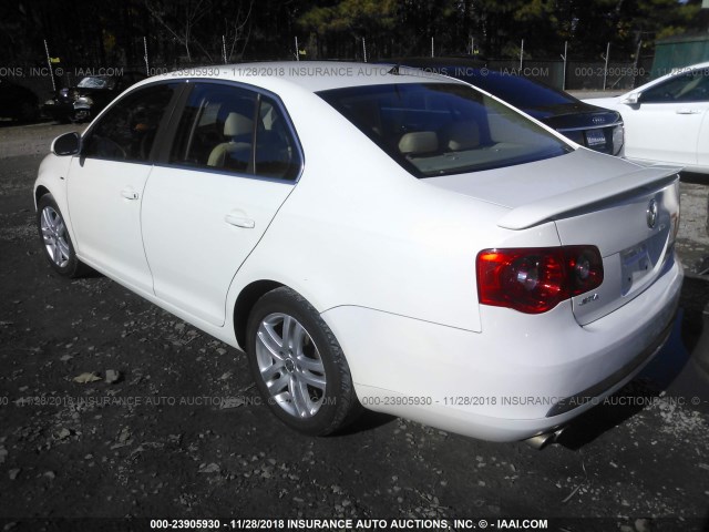 3VWEG71KX7M176746 - 2007 VOLKSWAGEN JETTA WOLFSBURG 白色 照片 3