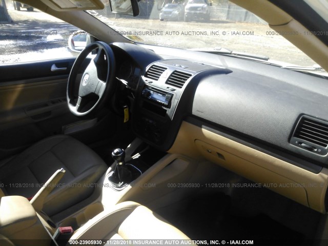 3VWEG71KX7M176746 - 2007 VOLKSWAGEN JETTA WOLFSBURG 白色 照片 5