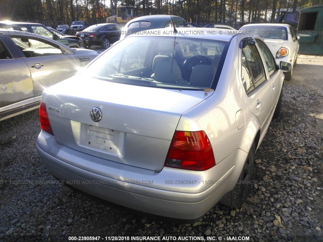 3VWRK69M53M037358 - 2003 VOLKSWAGEN JETTA GL SILVER photo 4