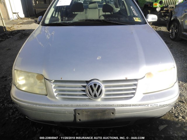 3VWRK69M53M037358 - 2003 VOLKSWAGEN JETTA GL SILVER photo 6