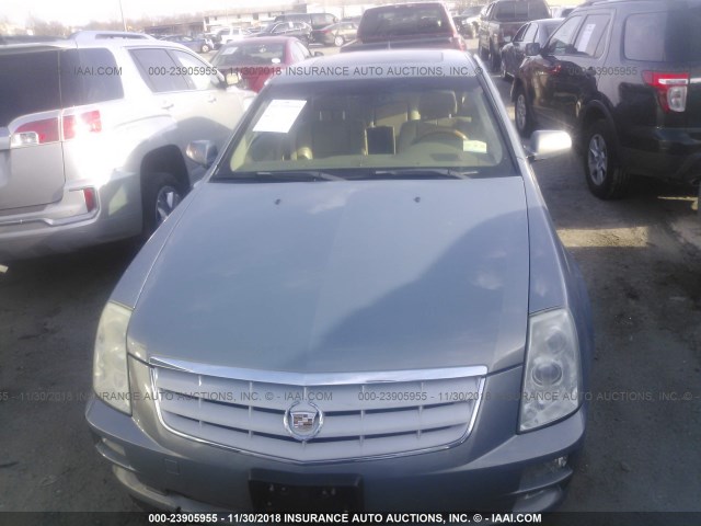 1G6DW677170130484 - 2007 CADILLAC STS GRAY photo 6