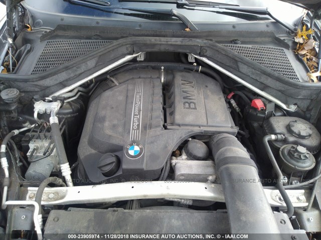 5UXZV4C59CL751221 - 2012 BMW X5 XDRIVE35I GRAY photo 10