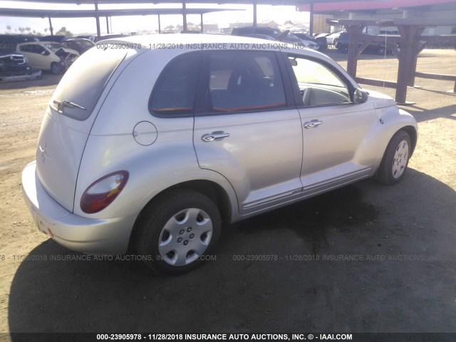 3A4FY58B06T342298 - 2006 CHRYSLER PT CRUISER TOURING SILVER photo 4