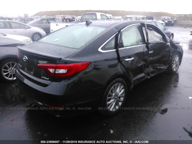 5NPE34AF4FH050533 - 2015 HYUNDAI SONATA SPORT/LIMITED BLACK photo 4