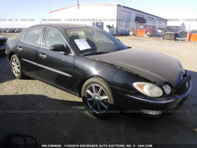 2G4WE567851267701 - 2005 BUICK LACROSSE CXS BLACK photo 1