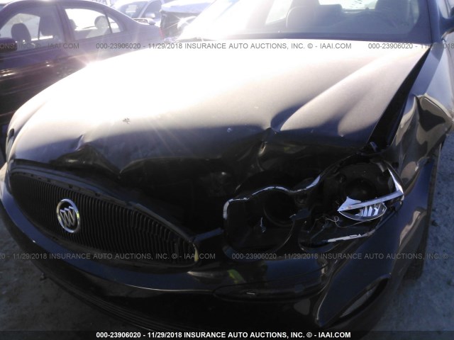 2G4WE567851267701 - 2005 BUICK LACROSSE CXS BLACK photo 6