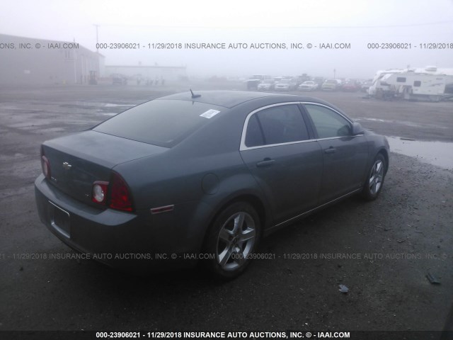 1G1ZH57B99F127272 - 2009 CHEVROLET MALIBU 1LT GRAY photo 4