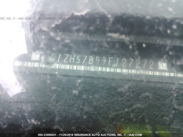 1G1ZH57B99F127272 - 2009 CHEVROLET MALIBU 1LT GRAY photo 9