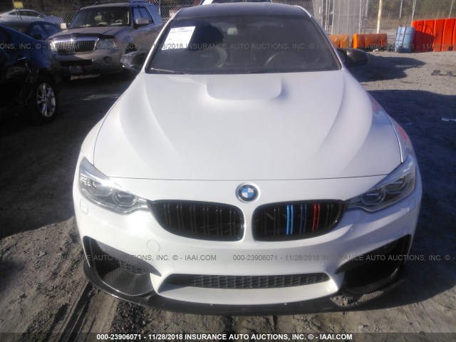WBS3C9C50FJ276187 - 2015 BMW M3 WHITE photo 6